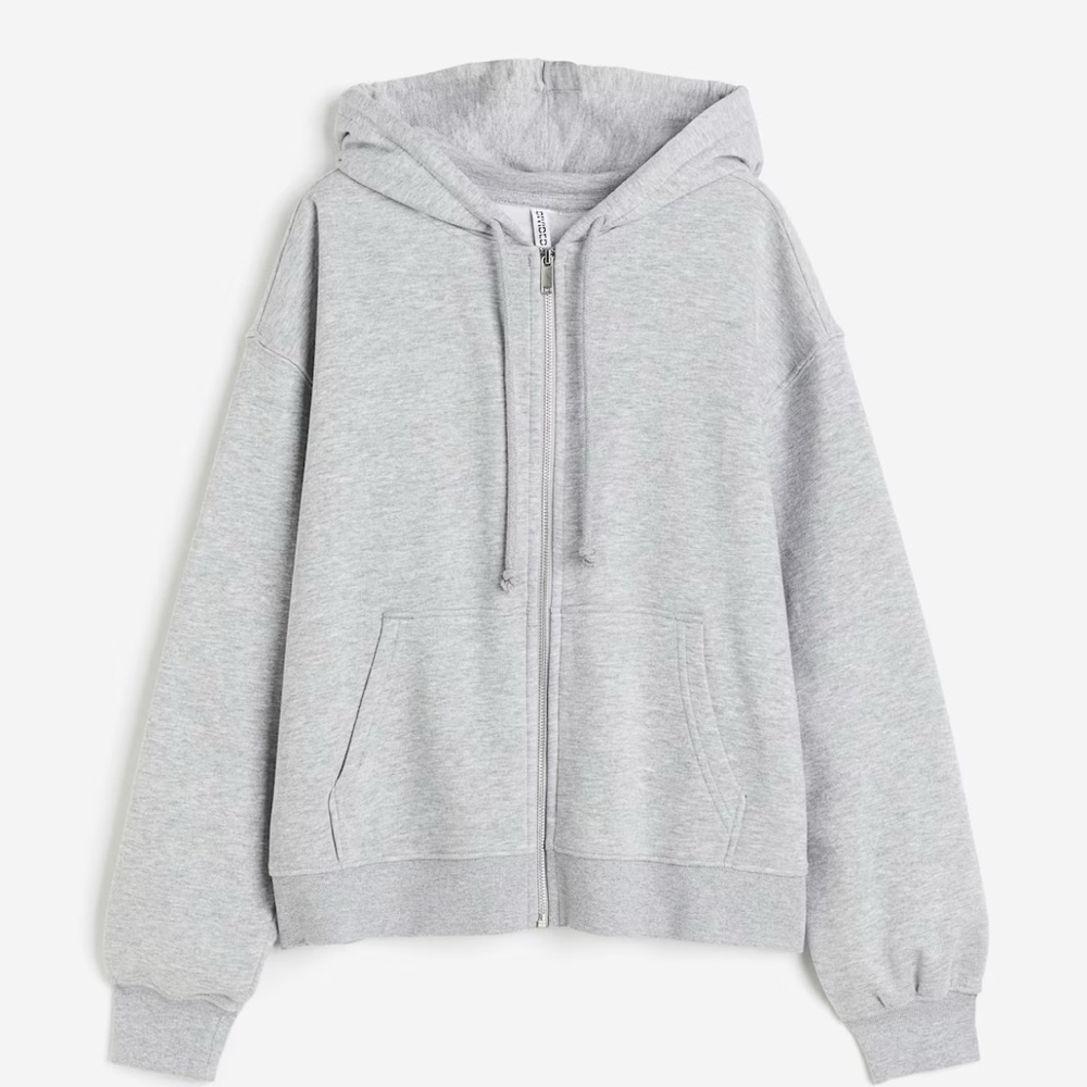 H&M Divided Gray Zip-Up Hoodie